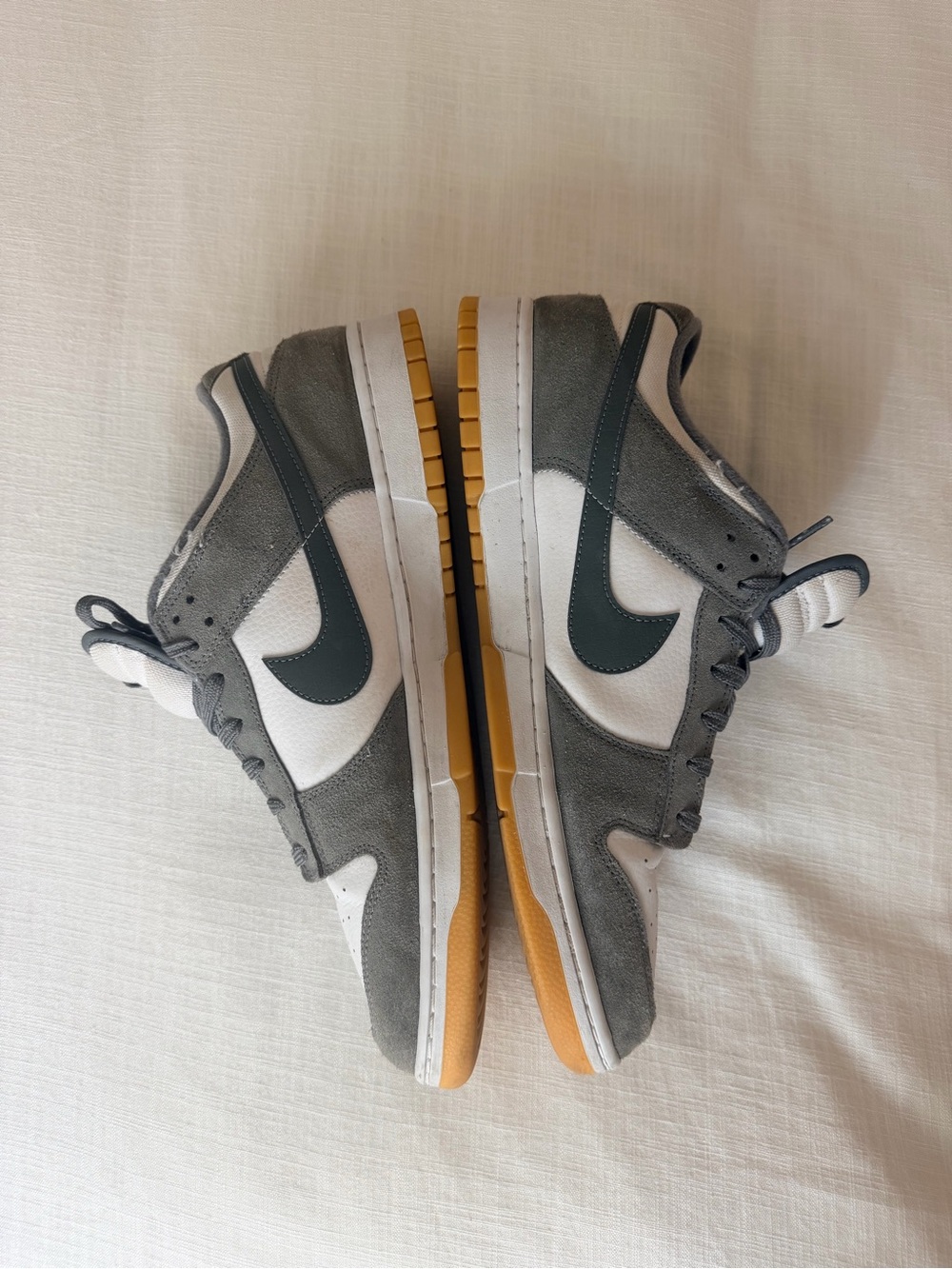 Nike Dunk Low Sneaker Smoke Grey Gum 3M Swoosh Men’s Size 15 - Picture 5 of 10